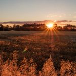 Feier Sonnenuntergang Bad Muskau